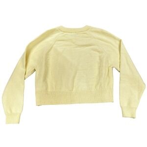 A New Day Women's M Ribbed Knit V-Neck Cropped Sweater